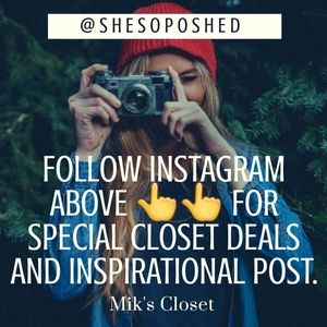 FOLLOW THE MIK'S CLOSET INSTAGRAM